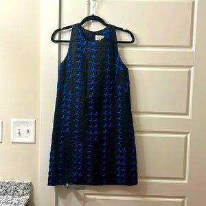 MILLY Blue Black Sleeveless Dress SIZE 4